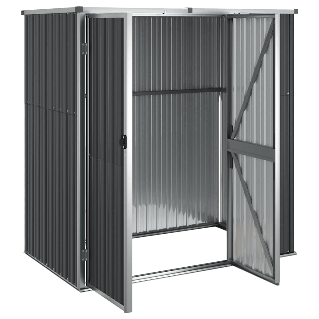 Gerätehaus Grün 88x89x161 cm Verzinkter Stahl
