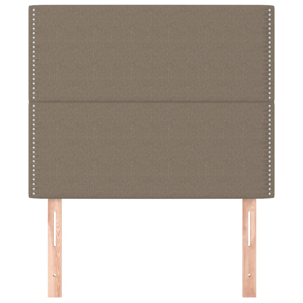 Kopfteil Dunkelgrau 80 x 5 x 118/128 cm Stoff