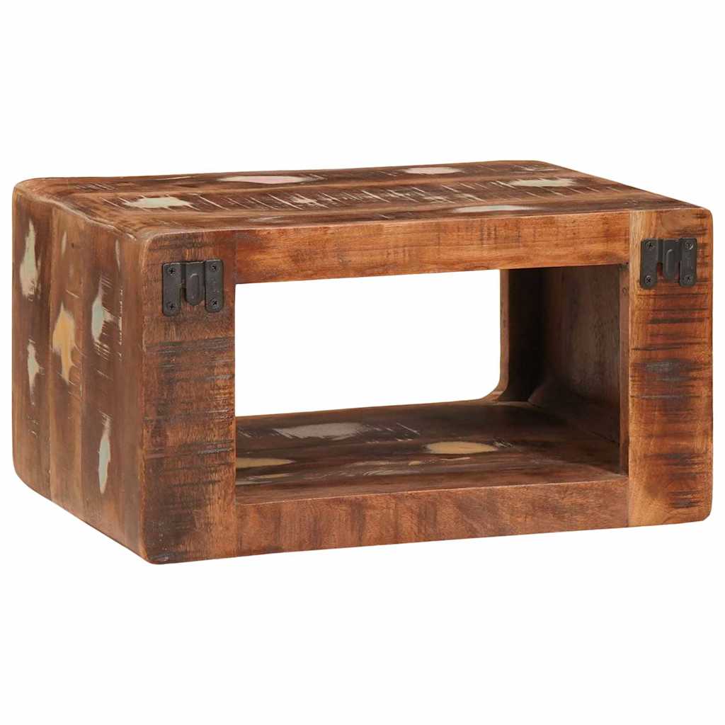 Nachttisch Braun 45 x 30 x 24 cm Massives upgecyceltes Holz