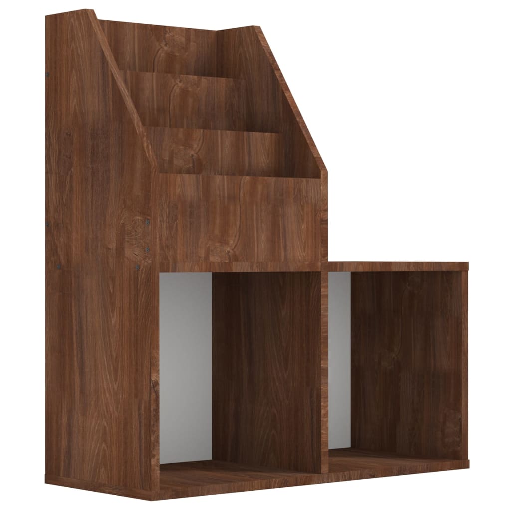 Kinder-Bücherregal Grau Sonoma-Eiche 71x30x78,5cm Holzwerkstoff