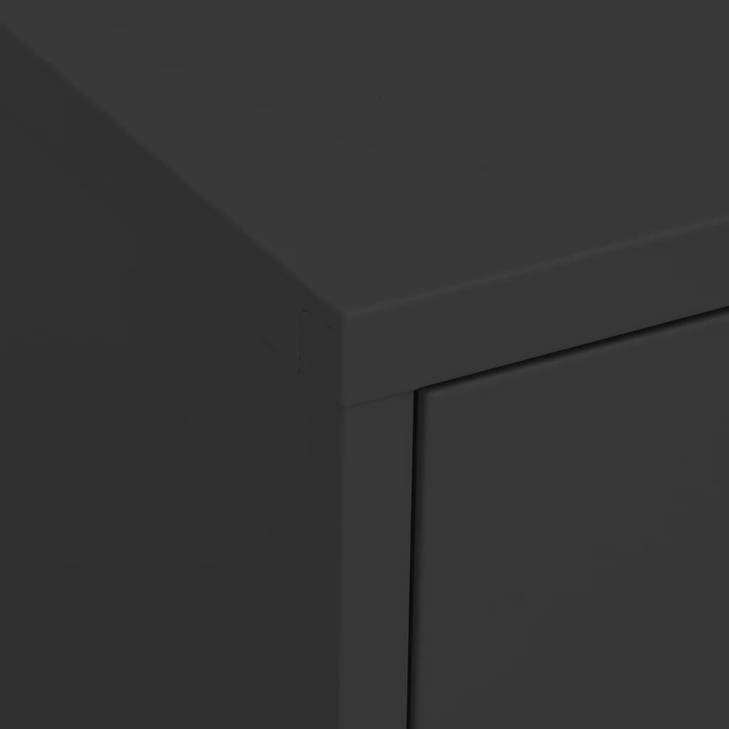 Lagerschrank Olivgrün 80x35x101,5 cm Stahl