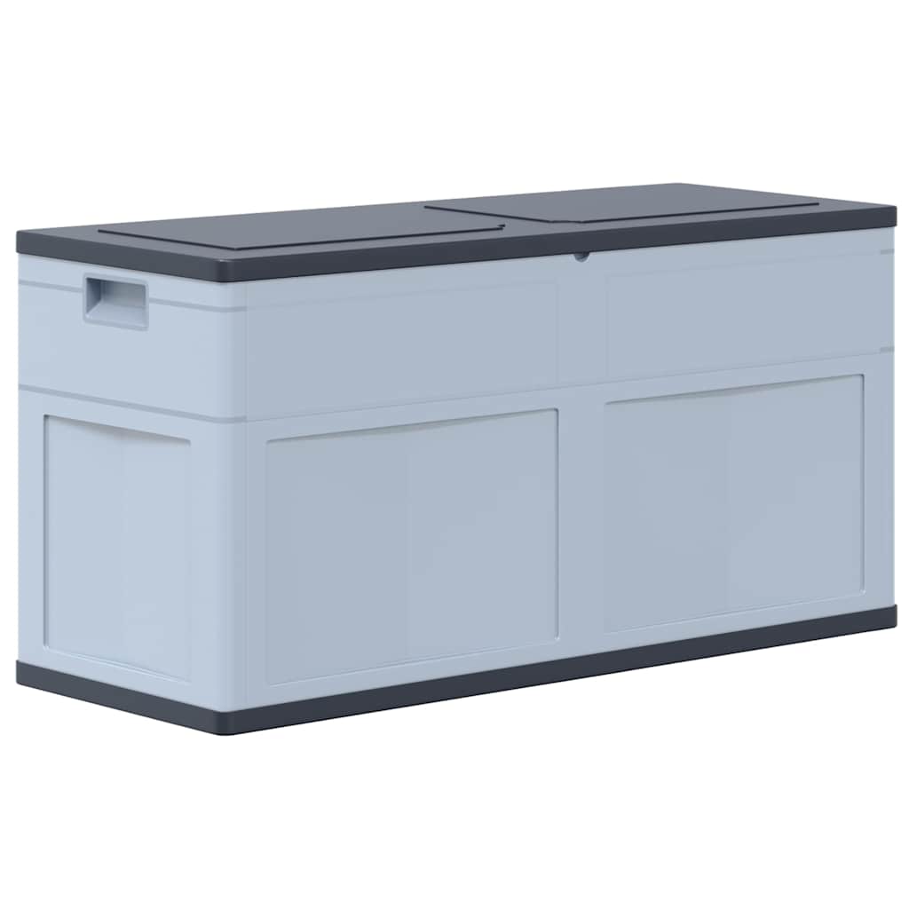 Garten-Aufbewahrungsbox 320 L Schwarz