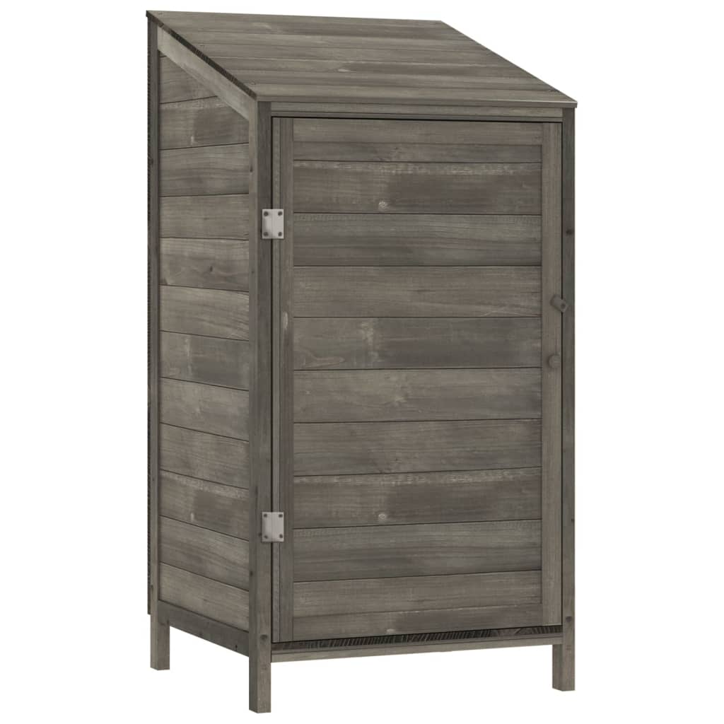 Geräteschuppen 55x52x174,5 cm Massivholz Tanne