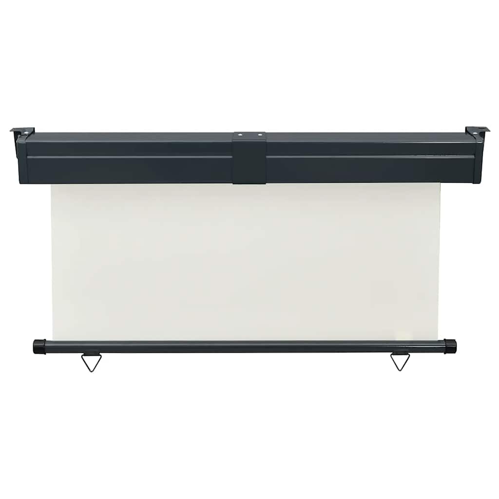 Balkon Seitenmarkise 60 x 250 cm 100% Polyester Eisen Stahl