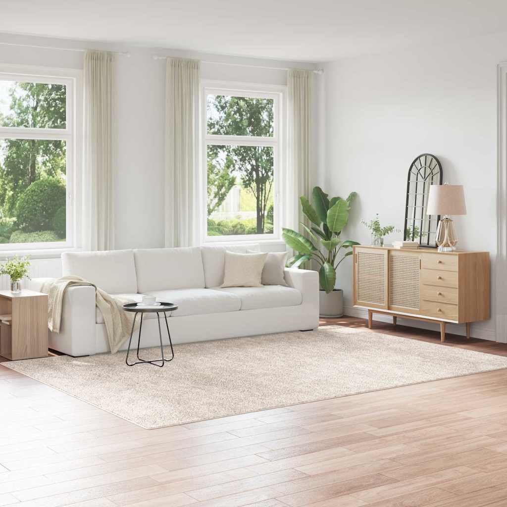 Anti-Rutsch Shaggy Teppich Dunkelgrau 200 x 200 cm PP