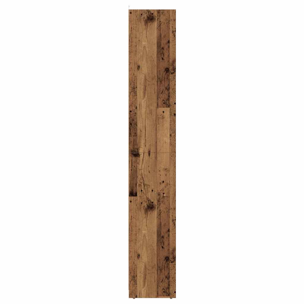 Badezimmerschrank Weiß 30x30x183,5 cm Holzwerkstoff