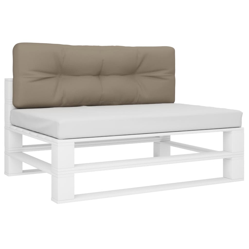 Palettenkissen Anthrazit 50x40x12 cm Stoff