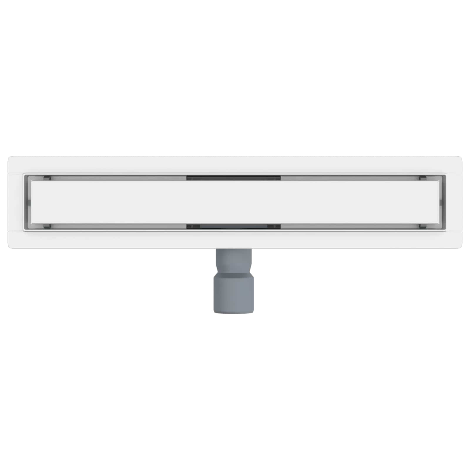 2 in 1 Duschabfluss Silber 50 cm Edelstahl 304