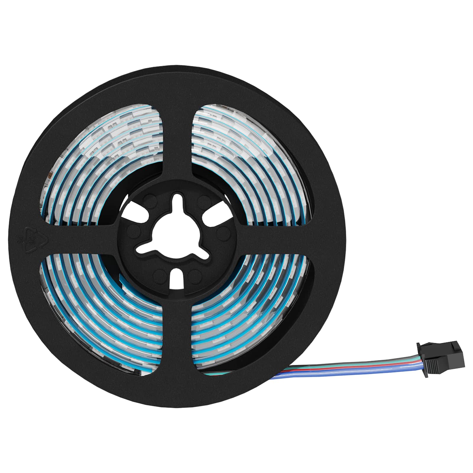 LED Streifen 2 pcs Schwarz und Transparent 3000 mm