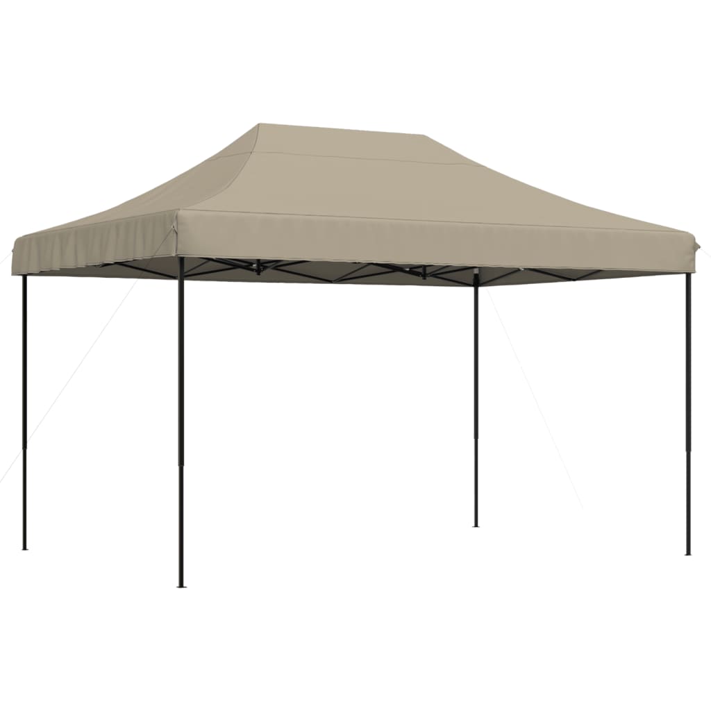 Partyzelt Faltbar Pop-Up Beige 410x279x315 cm