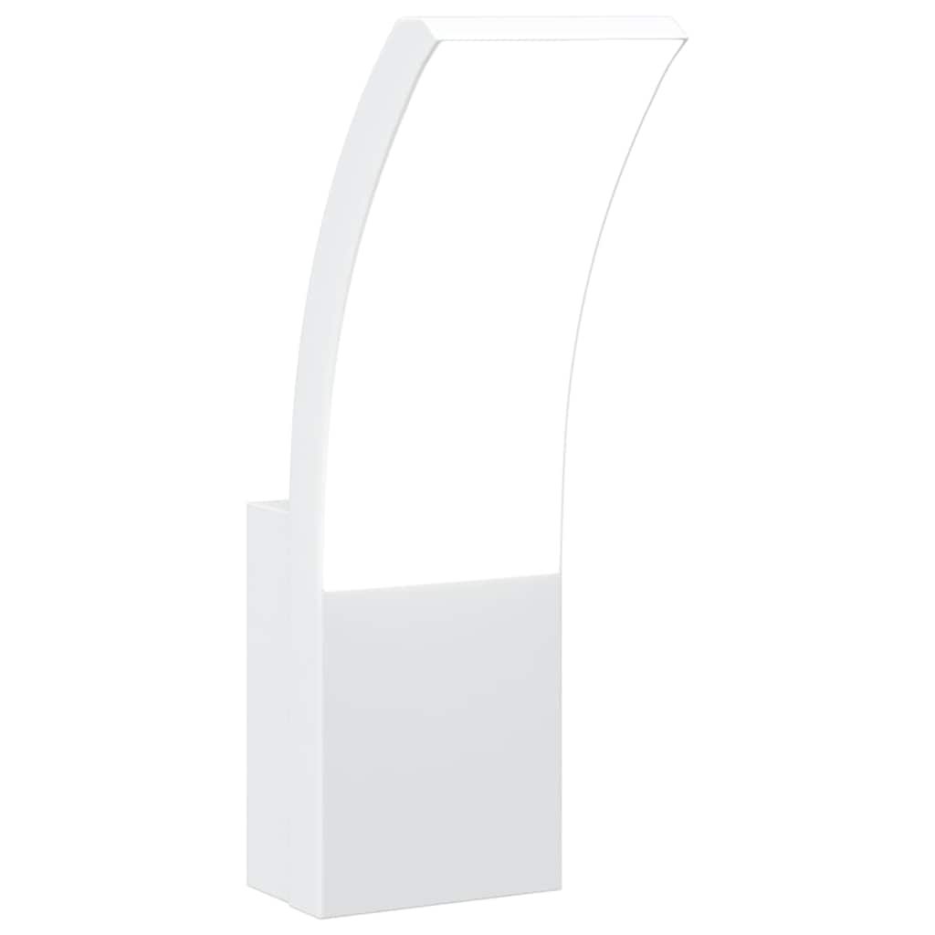 LED-Außenwandleuchten 2 Stk. Schwarz Aluminiumdruckguss
