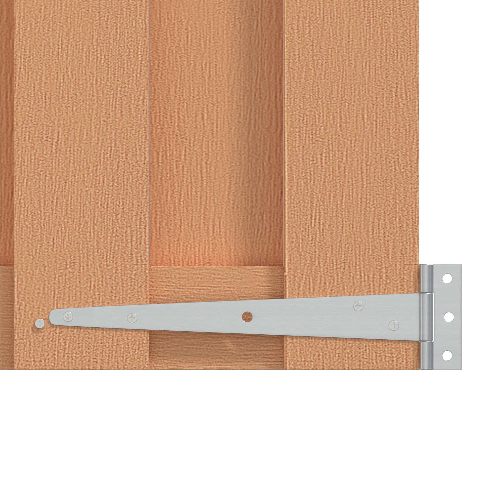 Gartentor WPC 100x112 cm Grau