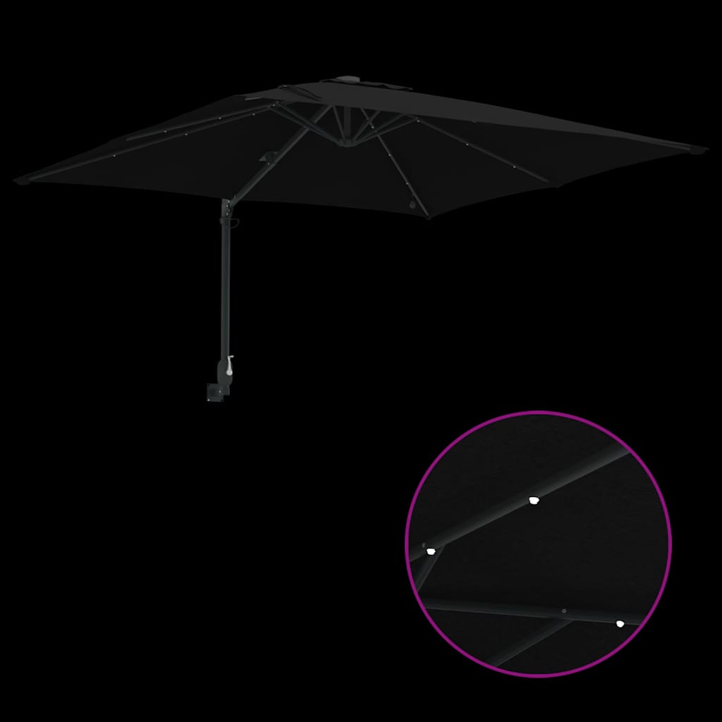 Garten-Sonnenschirm Sand 248,5 x 247,5 x 160 cm