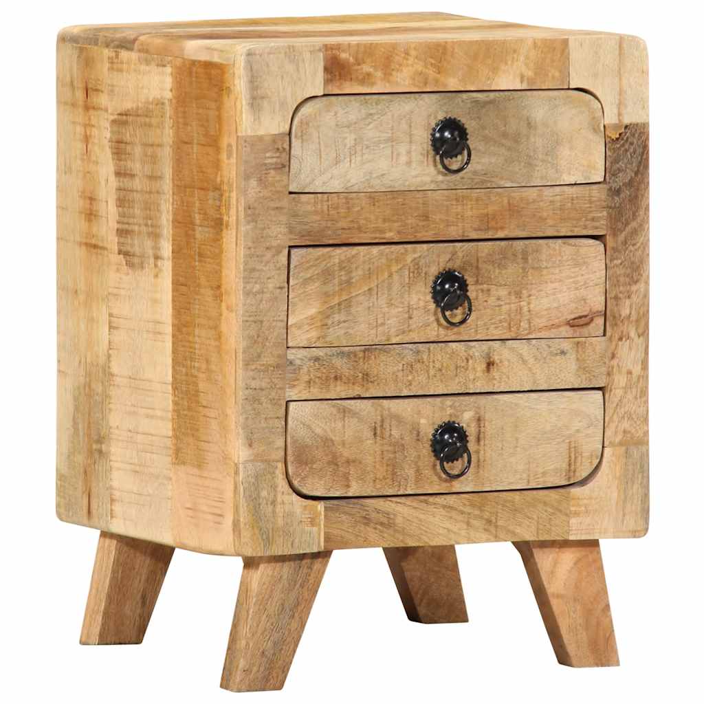 Nachttisch 37x32x50 cm Altholz Massivholz