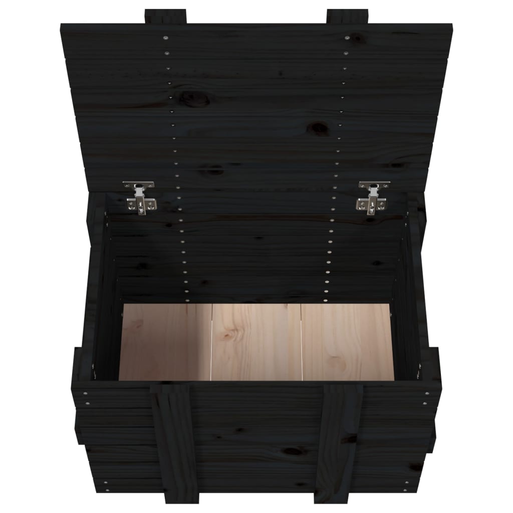 Truhe 58x40,5x42 cm Massivholz Kiefer