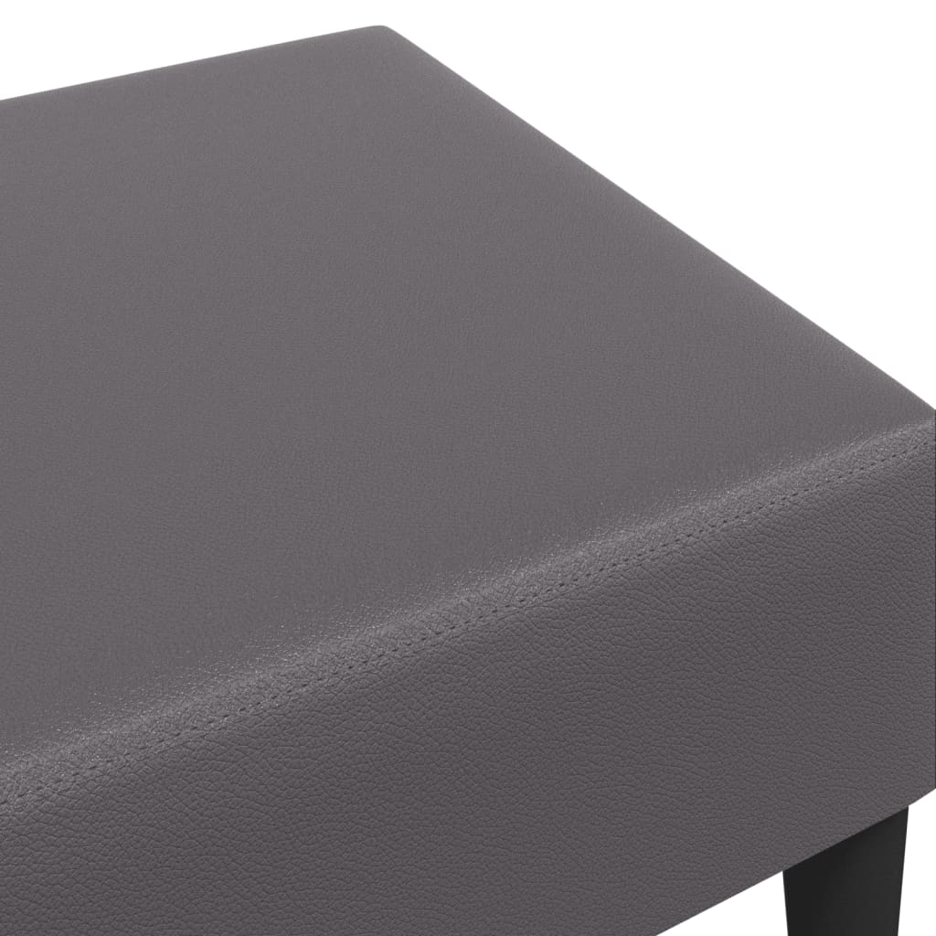 Fußhocker Schwarz 77x55x31 cm Kunstleder