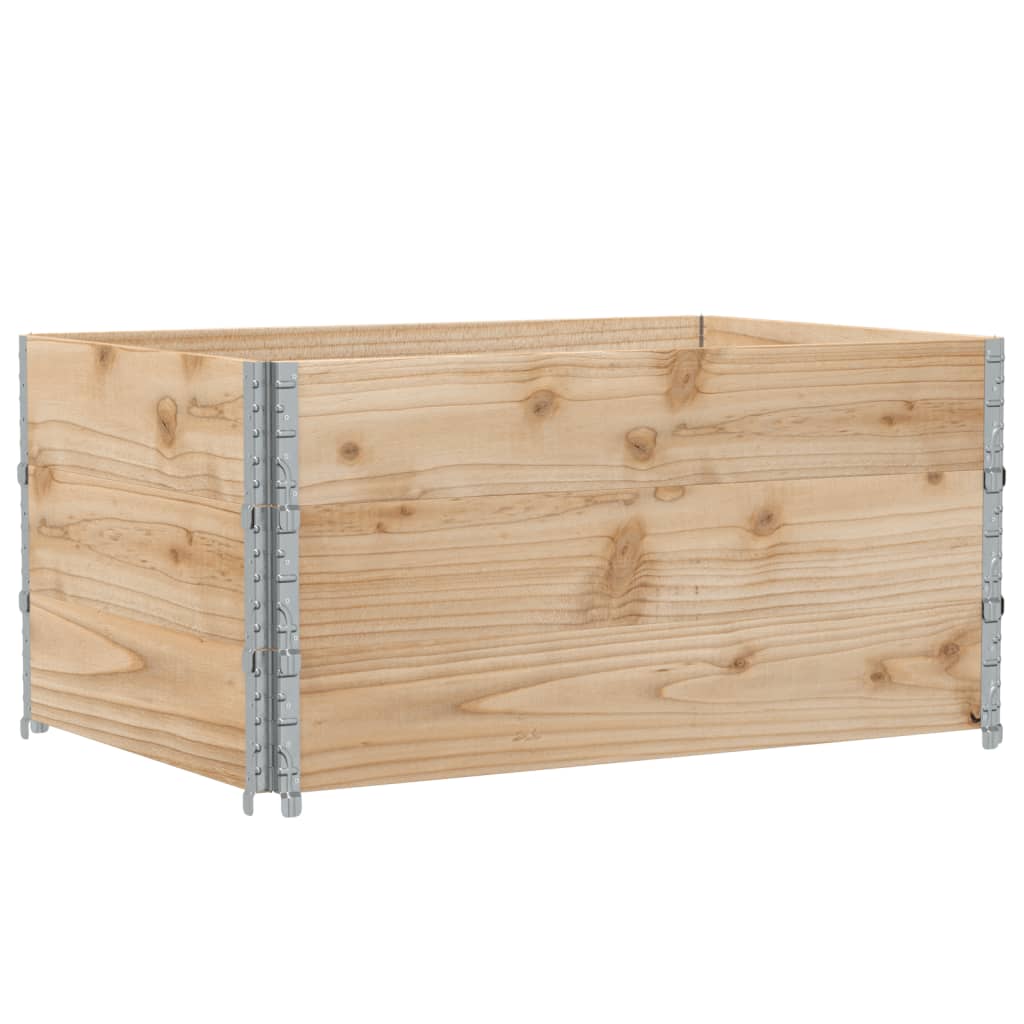 Pflanzkasten Grau 150x100 cm Massivholz Kiefer