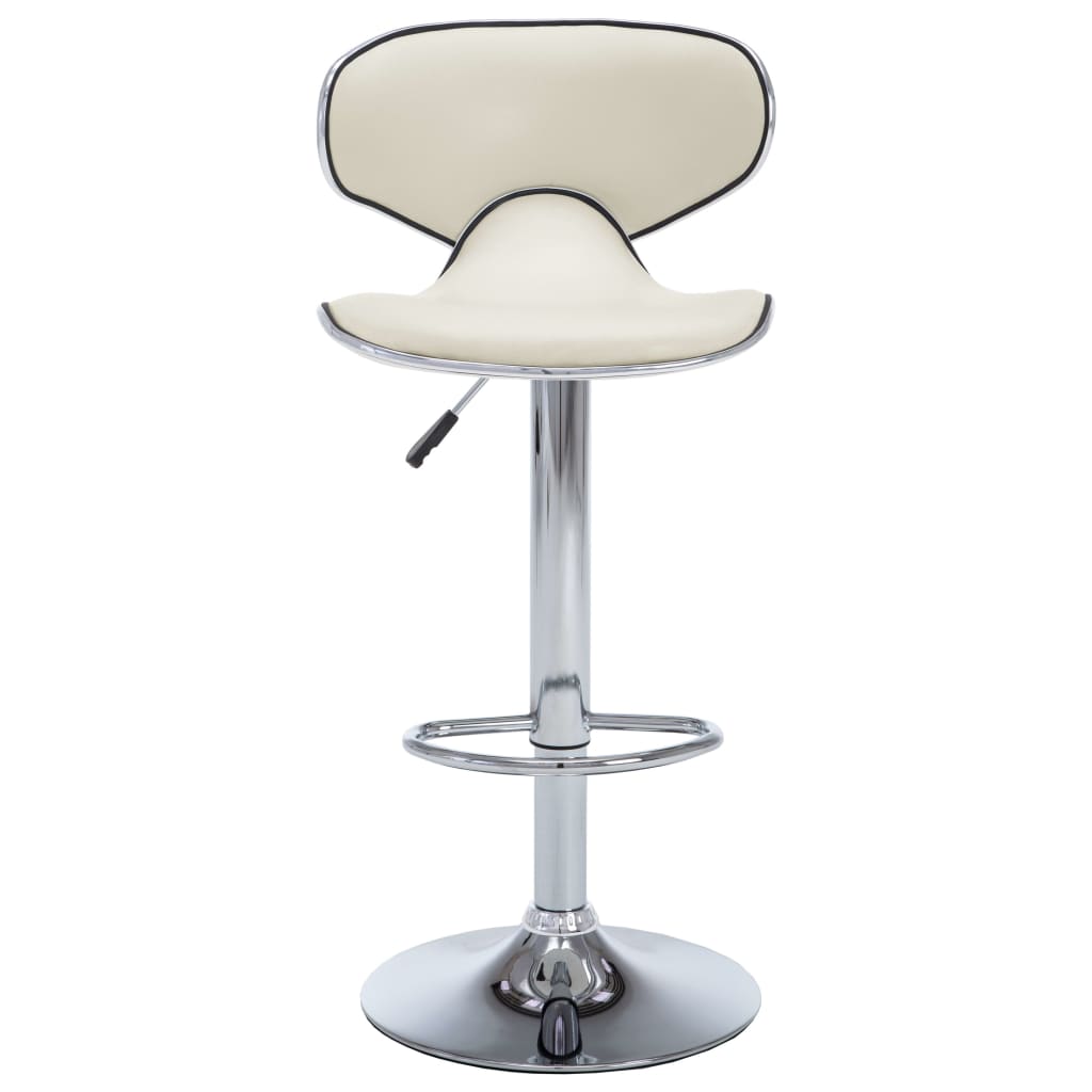 Barhocker 2 Stk. Rot Kunstleder