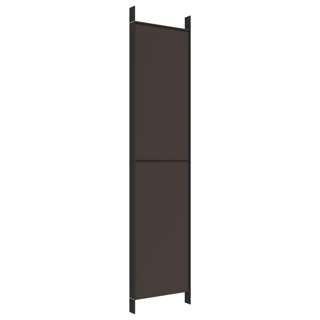 3-teiliger Raumteiler Beige 150 x 220 cm Stoff