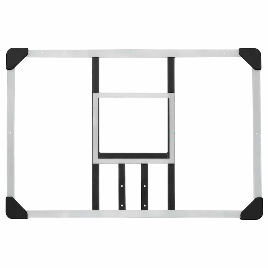 Basketballkorb Transparent 106x69x3 cm Polycarbonat
