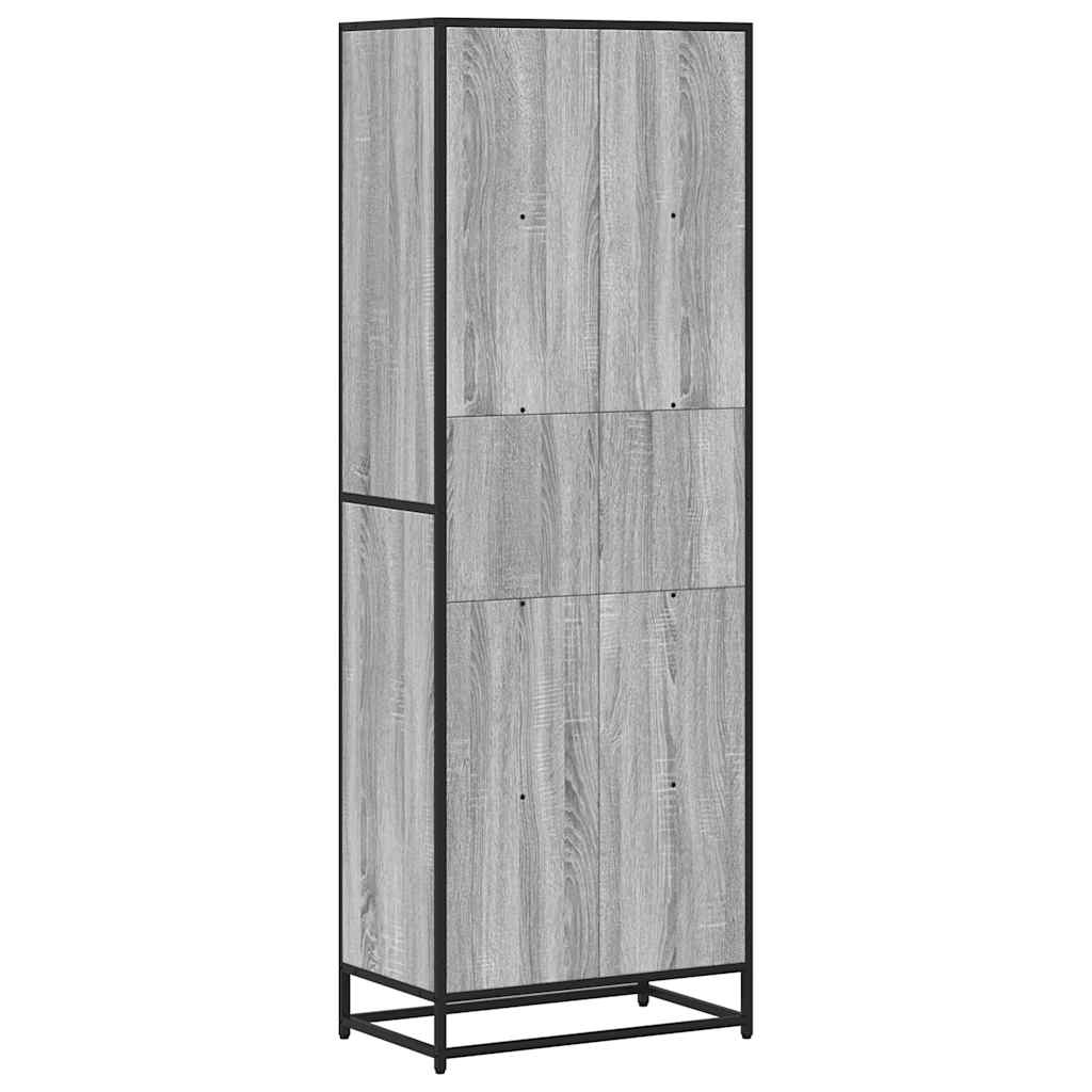 Bücherregal Schwarz 60x35x139 cm Holzwerkstoff