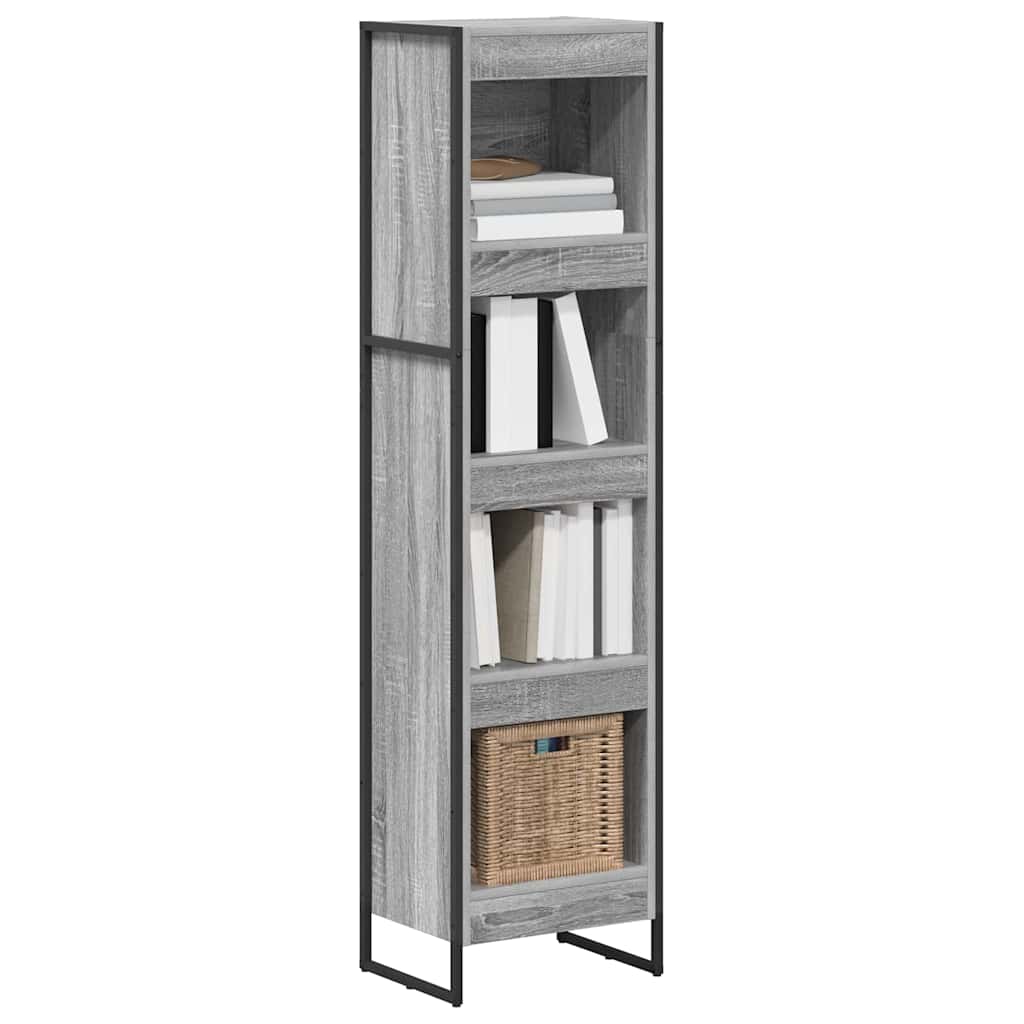 Bücherregal 2 pcs Schwarz Eichen-Optik 60 x 30 x 189,5 cm