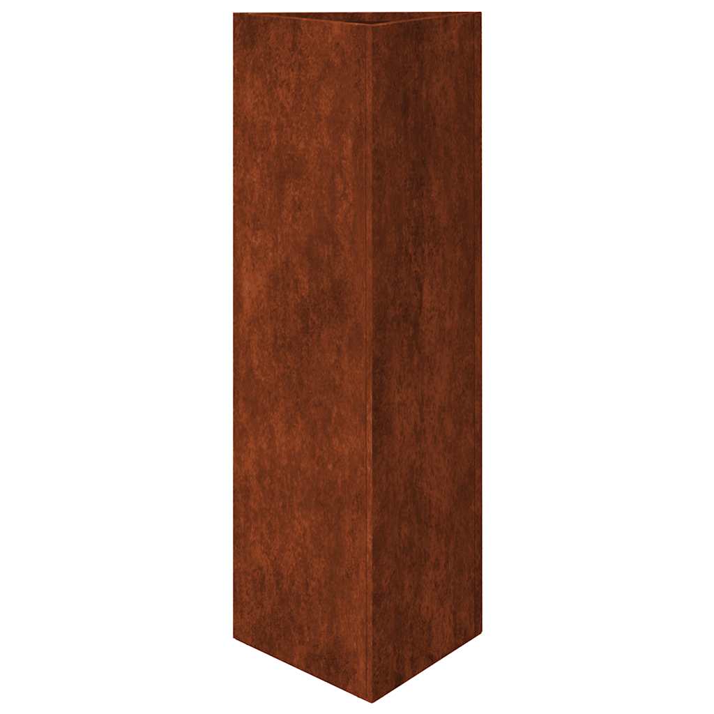 Pflanzkübel 30x26x75 cm Cortenstahl