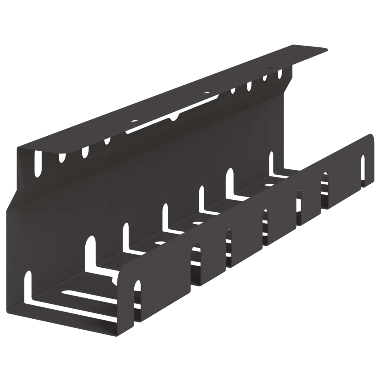 Unter dem Schreibtisch Kabelmanagement Tray 2 Stk. Anthrazit