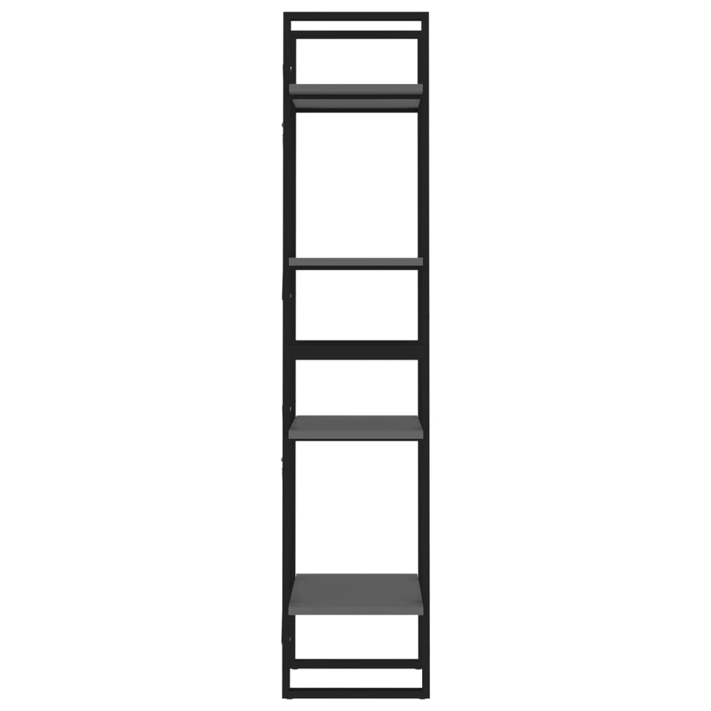 Bücherregal 2 Fächer Weiß 40x30x70 cm Holzwerkstoff