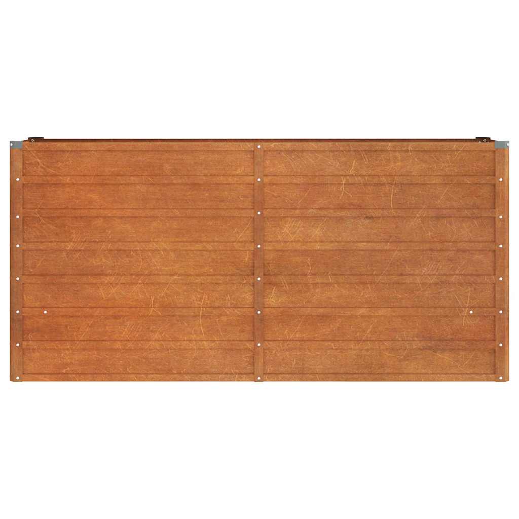Hochbeet Rostig 100x100x77 cm Cortenstahl