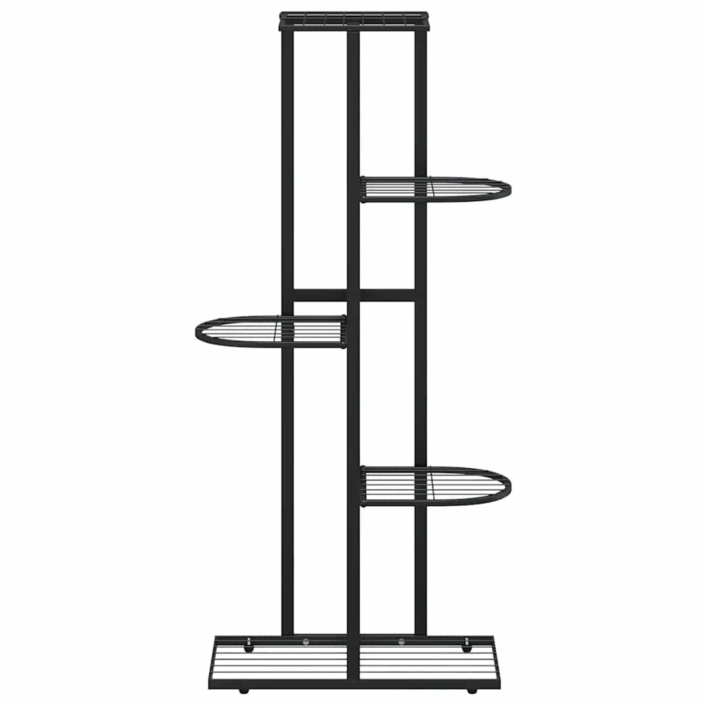 Blumenständer 5-Etagen 43x22x98 cm Weiß Metall