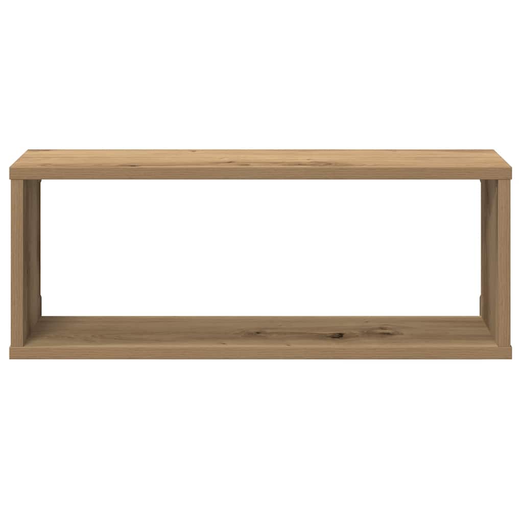 Würfelregale 2 Stk. Weiß 30x15x30 cm