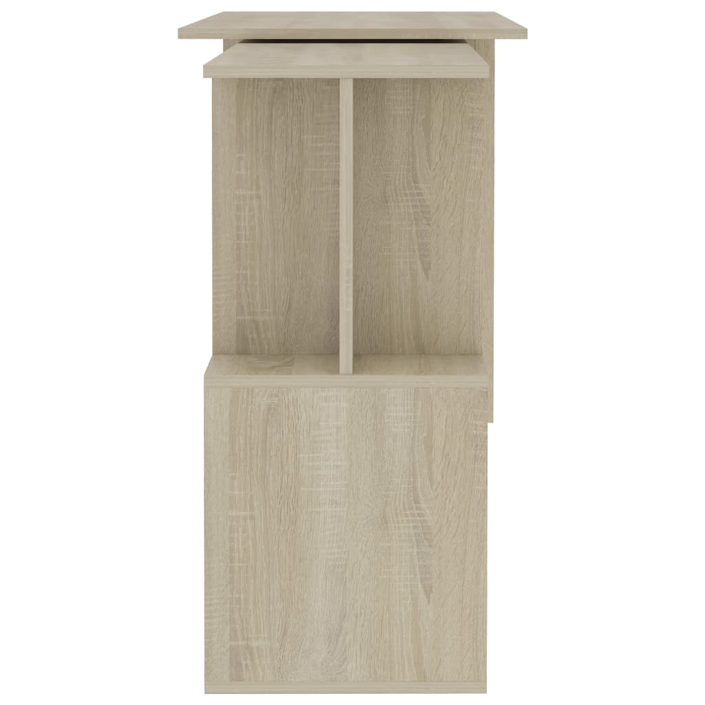 Eckschreibtisch Weiß 200x50x76 cm Holzwerkstoff