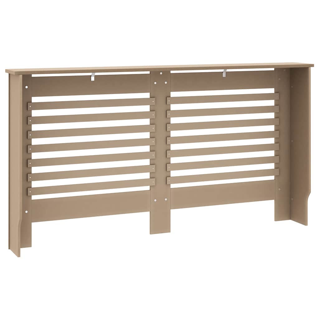 Heizkörperabdeckung Weiß 112×19×81,5 cm MDF