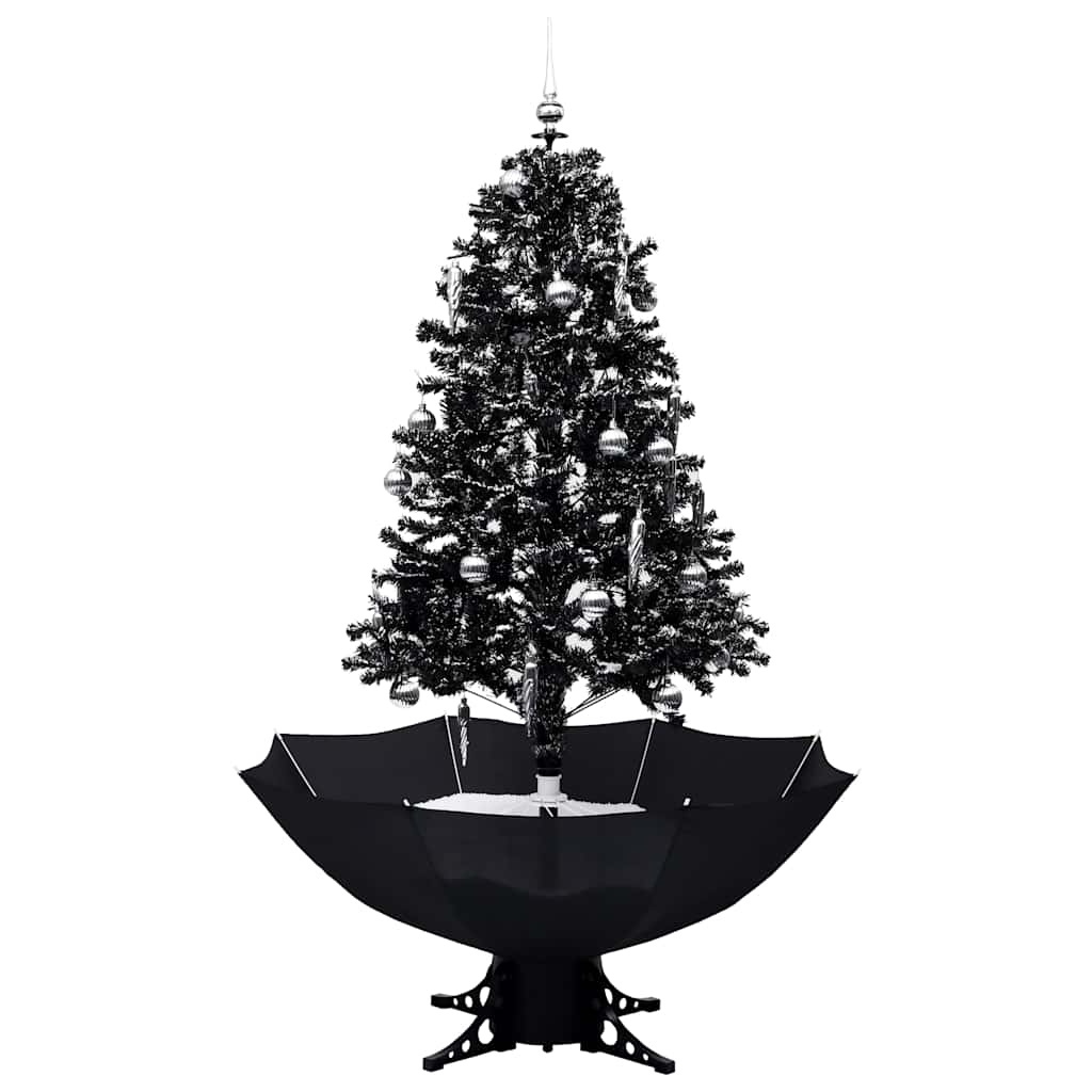 Schneiender Weihnachtsbaum mit Schirmfuß Grün 75 cm