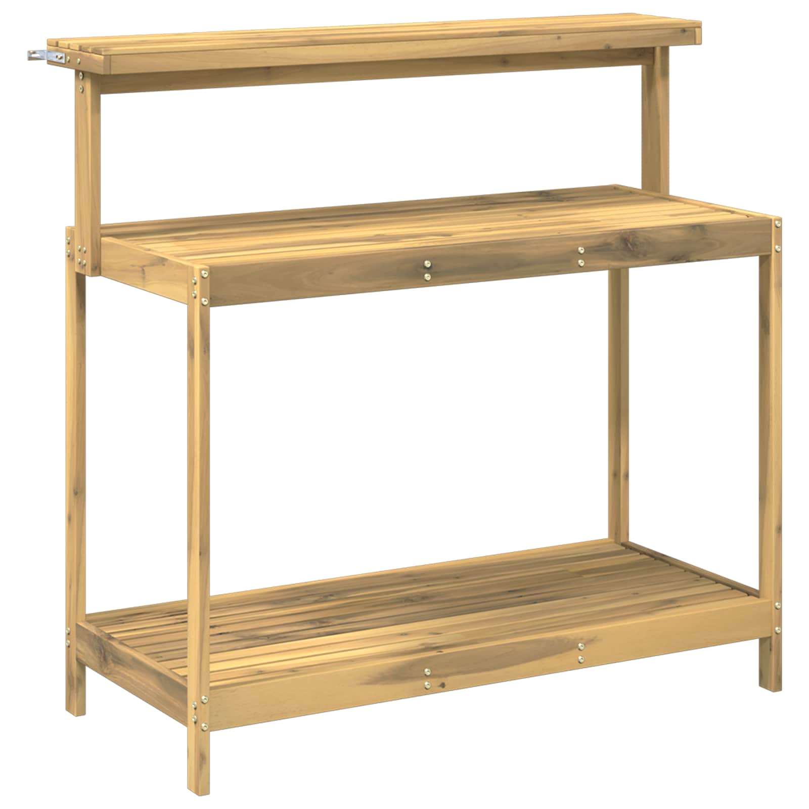 Outdoor Umtopfbank 56,5 x 48,5 x 107 cm Massivholz Akazie Natur