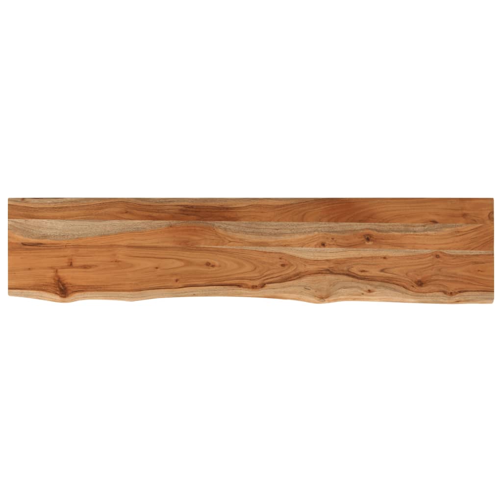 Wandregal 40x20x2,5 cm Rechteckig Massivholz Akazie Baumkante