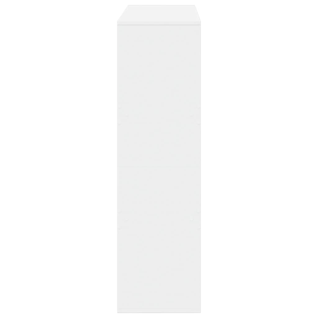 Bücherregal Weiß 100x33x135 cm Holzwerkstoff