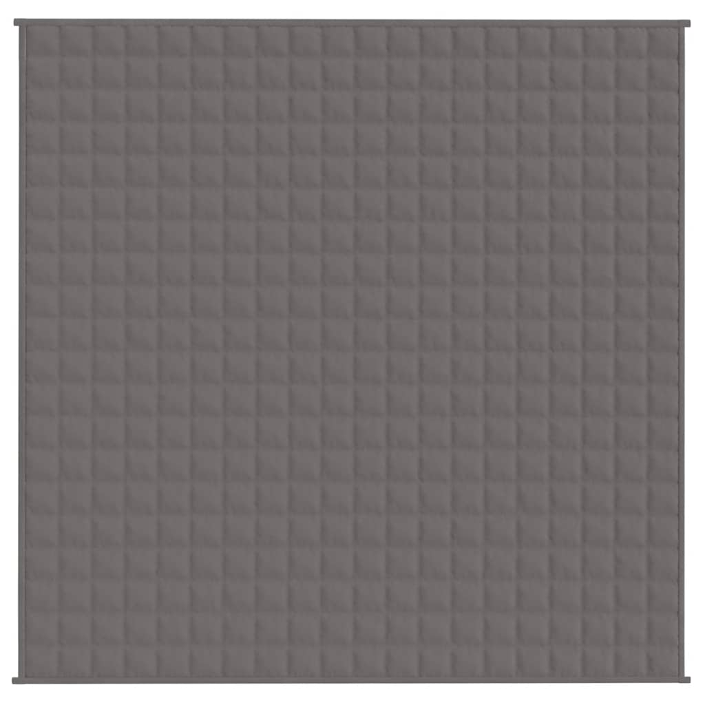Gewichtsdecke Grau 122x183 cm 5 kg Stoff