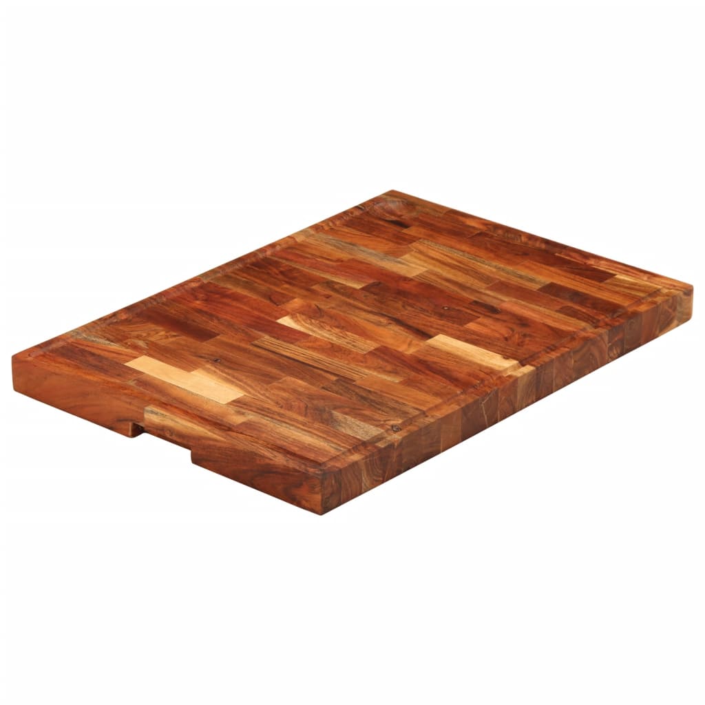 Schneidebrett 42x30x4 cm Massivholz Akazie
