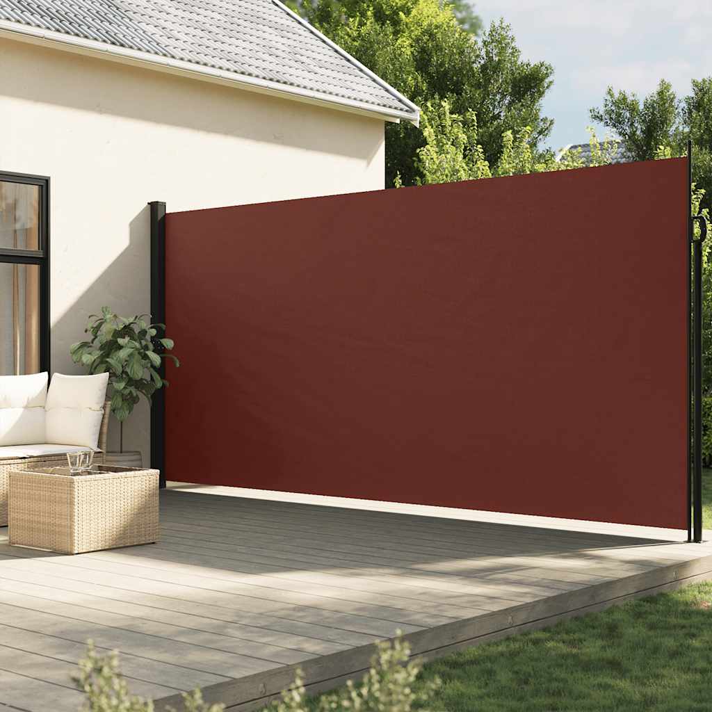 Seitenmarkise Ausziehbar Schwarz 100x300 cm