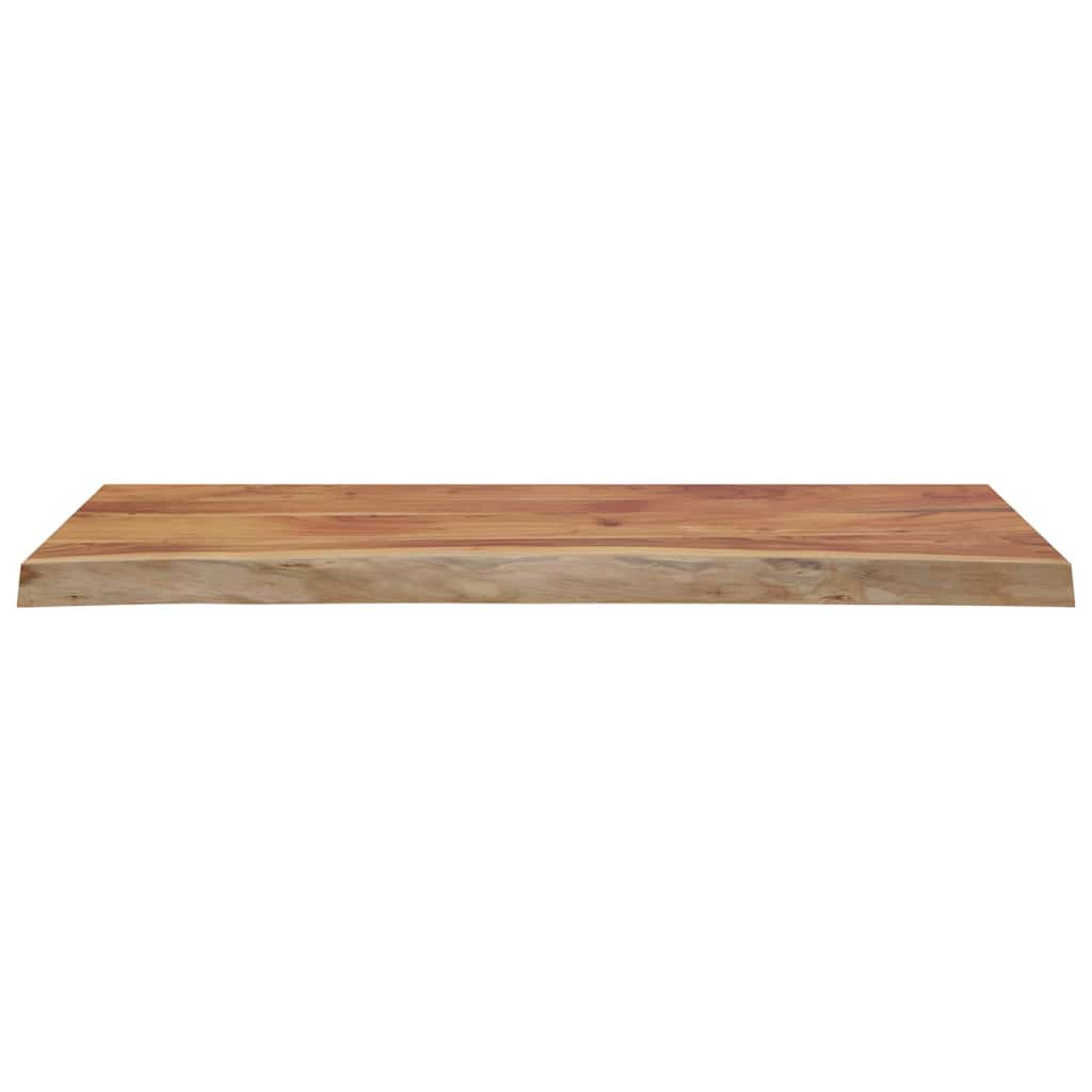 Wandregal 40x20x2,5 cm Rechteckig Massivholz Akazie Baumkante