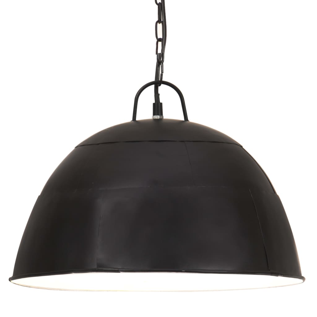 Hängelampe Vintage Industriestil 25 W Silbern Rund 31 cm E27