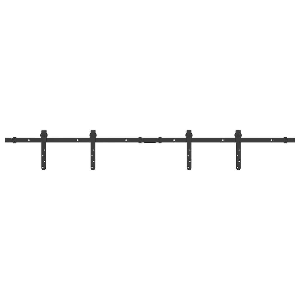 Schiebetürbeschlag Set für Schranktüren 91 cm Karbonstahl