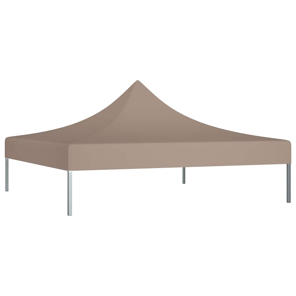 Partyzelt-Dach 3x3 m Beige 270 g/m²