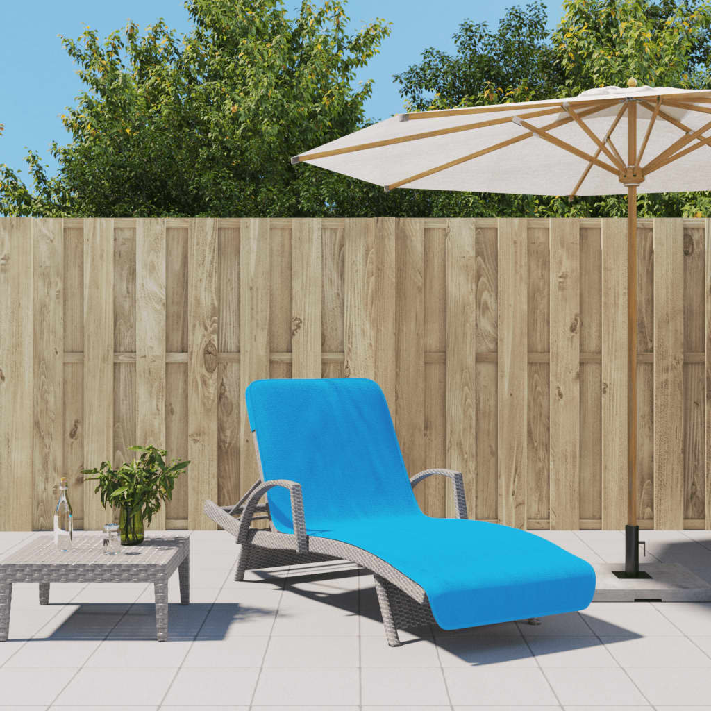 Strandtücher 4 Stk. Weiß 60x135 cm Stoff 400 GSM