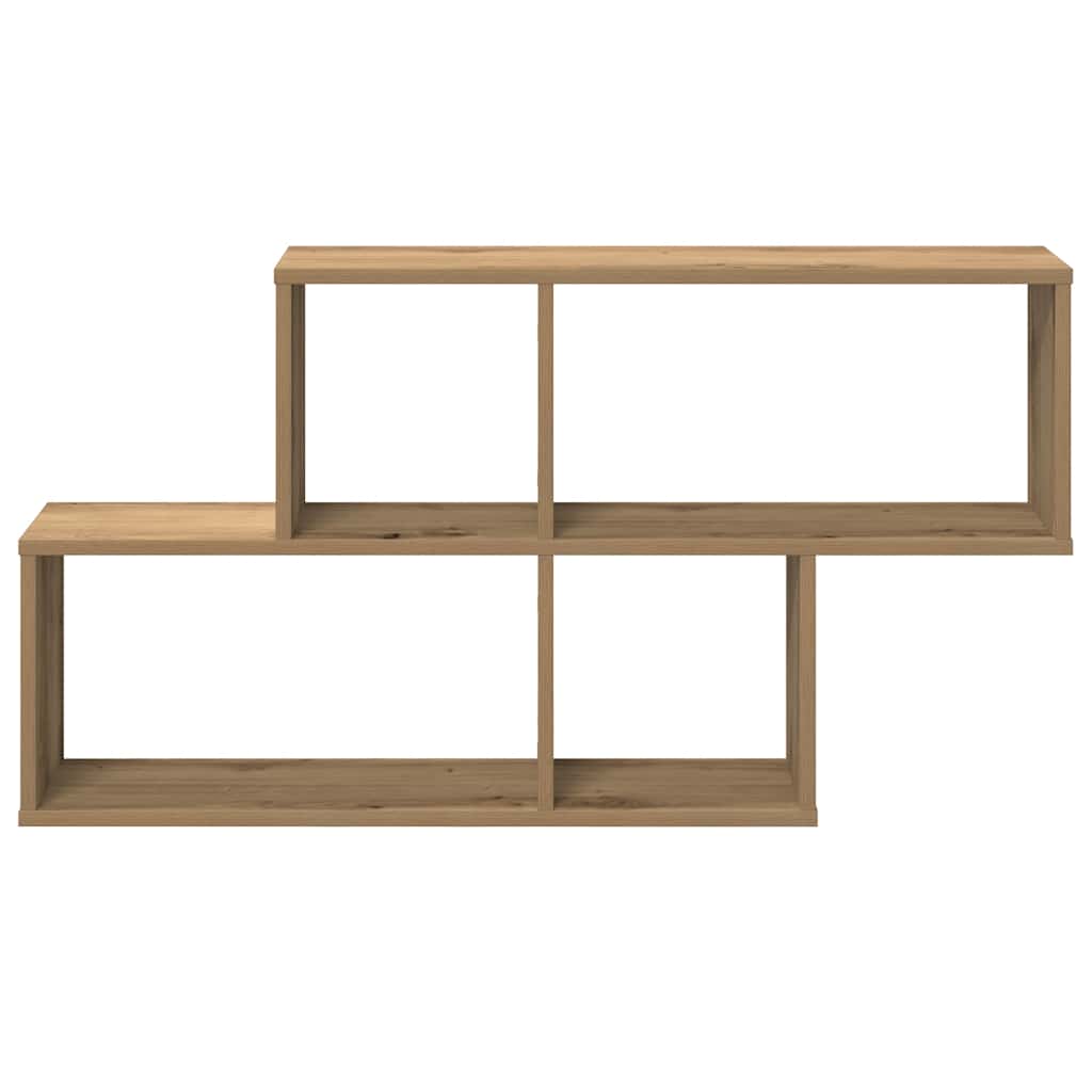 Wandregal Weiß 100x18x53 cm Holzwerkstoff