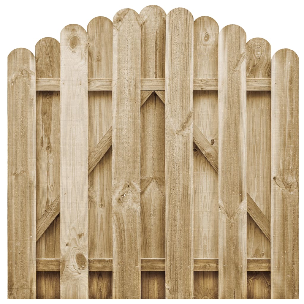 Gartentor Imprägniertes Kiefernholz 100x75 cm