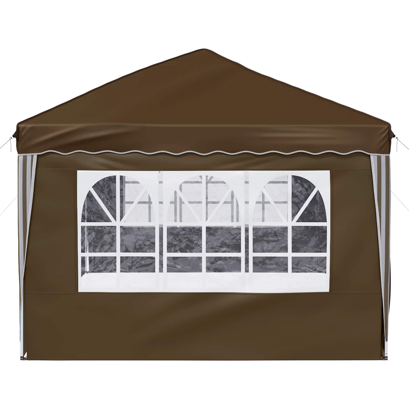 Pop-up Partyzelt 575 x 290 x 245 cm Creme