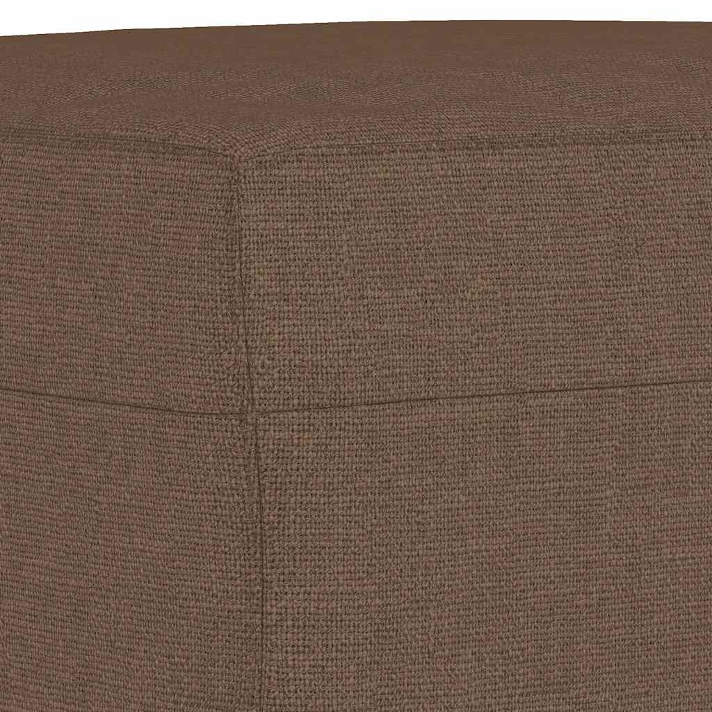 Fußhocker Hellgrau 60x50x41 cm Stoff